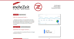 Desktop Screenshot of mehrzeit.ch